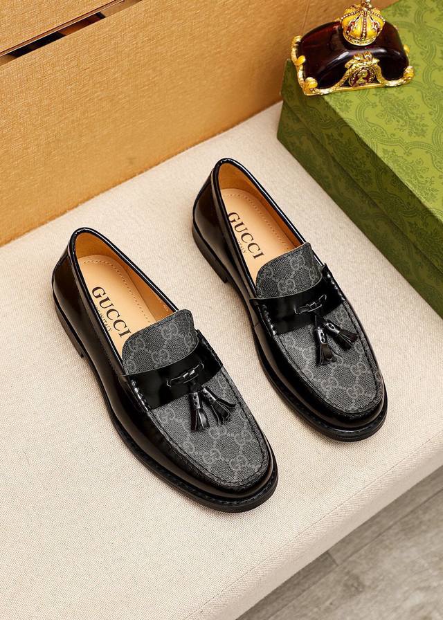 Product trademark: Gucci casual leather shoes Regular size: 38-44 45 Customized