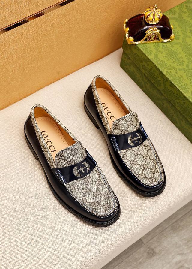 Product trademark: Gucci casual leather shoes Regular size: 38-44 45 Customized