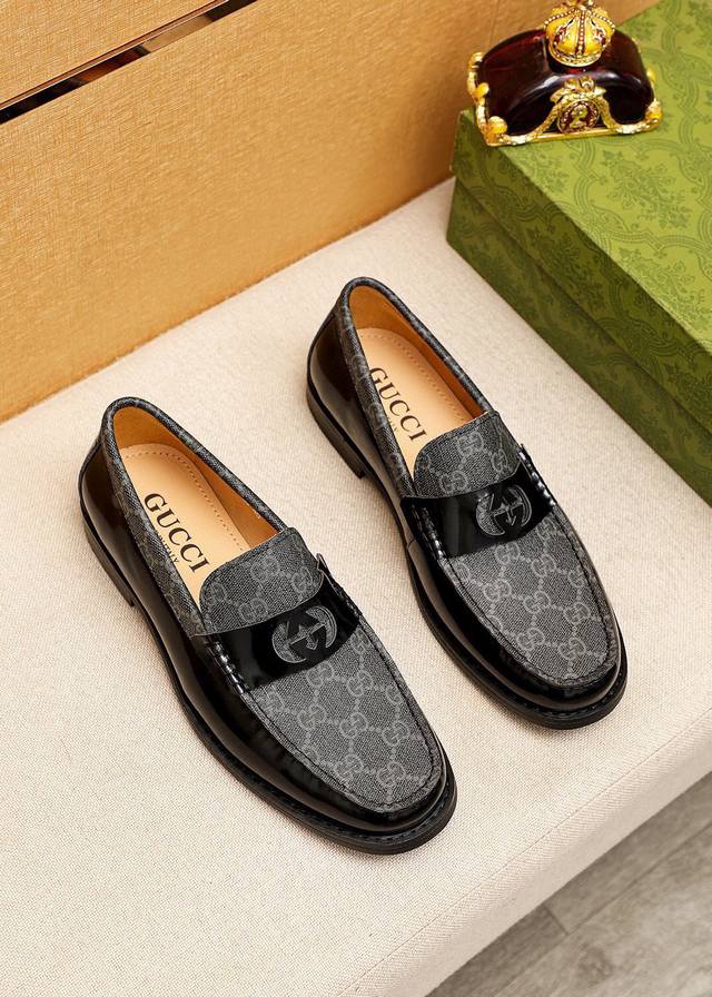 Product trademark: Gucci casual leather shoes Regular size: 38-44 45 Customized