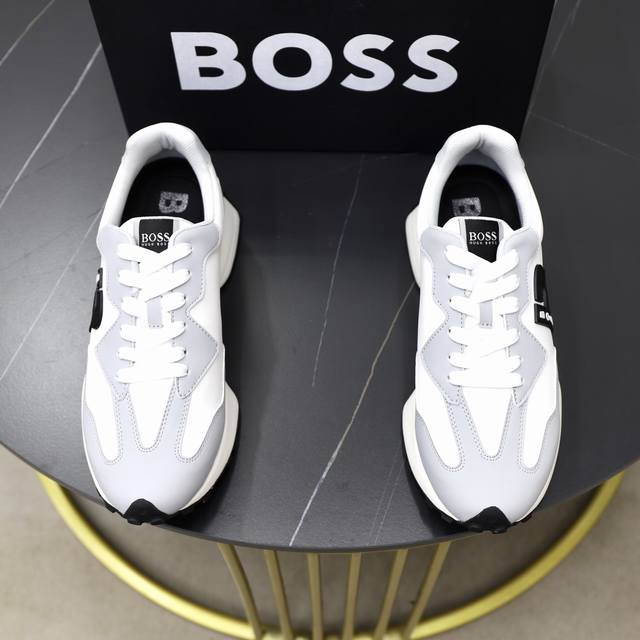 Factory Price Pp: Boss men's casual sports shoes, original mold, upper made of