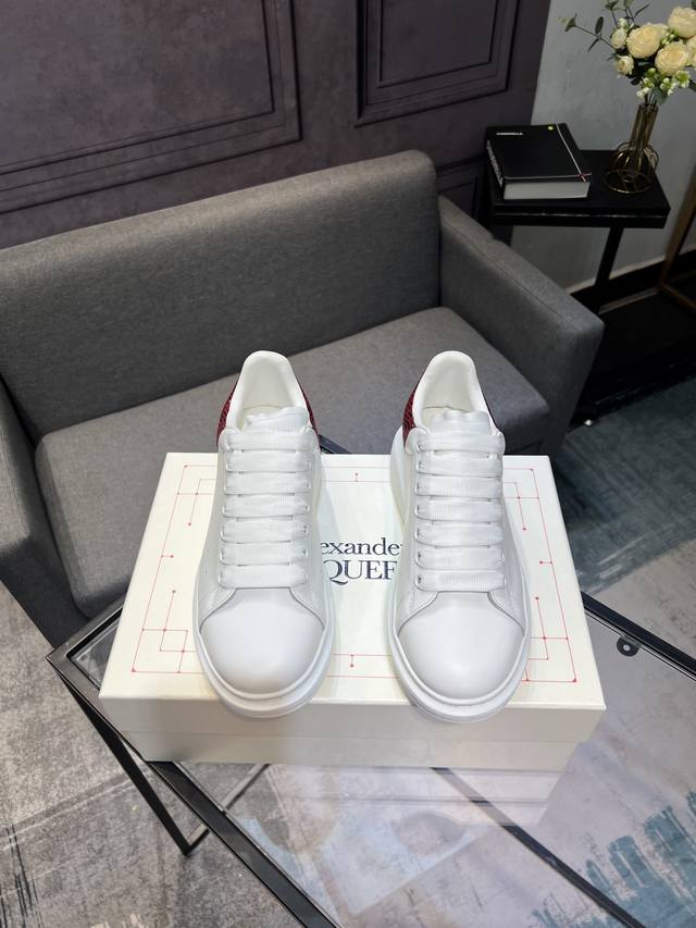 Alexander Mcqueen authentic demolition 1:1 top McQueen original leather material