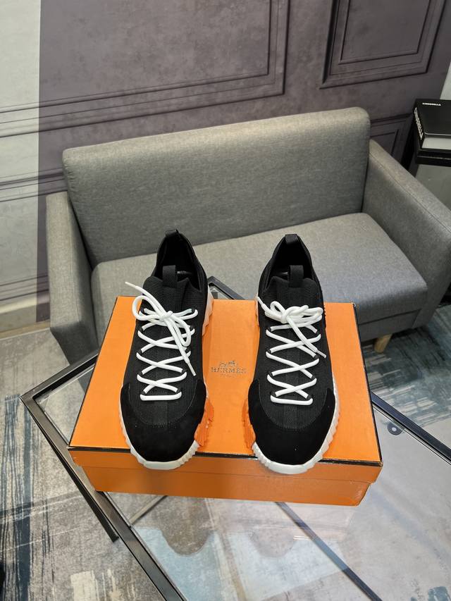 Hermes -High-end quality original -Upper: cowhide suede stitching design -Lining