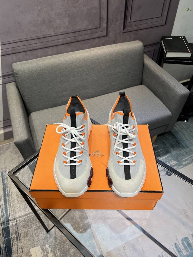 Hermes -High-end quality original -Upper: cowhide suede stitching design -Lining