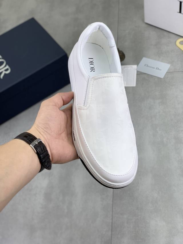 Factory P price P actual price Dior 2025 Dior original lace-up low-top men's sho