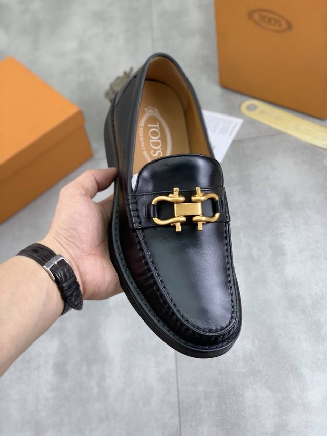 Factory P price P real price water-dyed cow lining same style Tod's Tod's leath