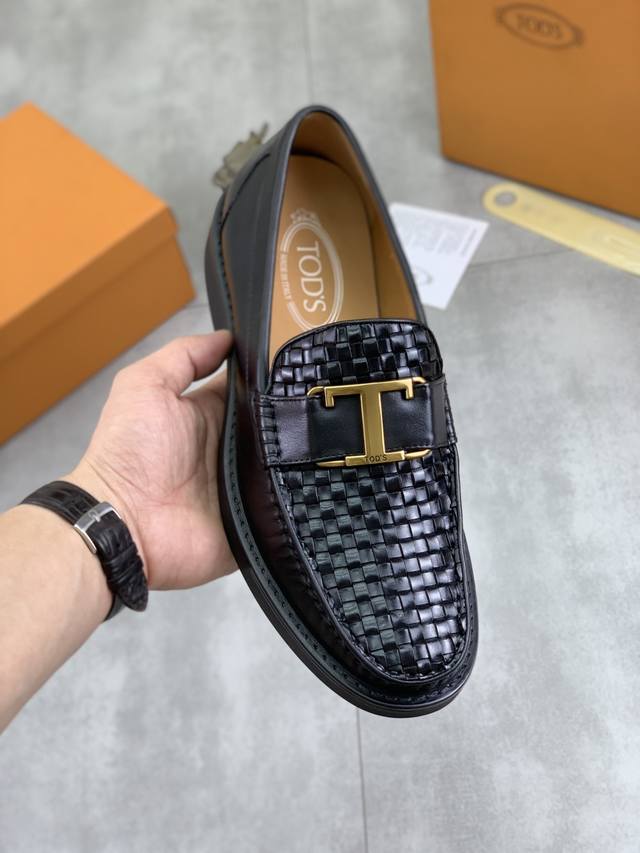 Factory P price P real price water-dyed cow lining same style Tod's Tod's leath