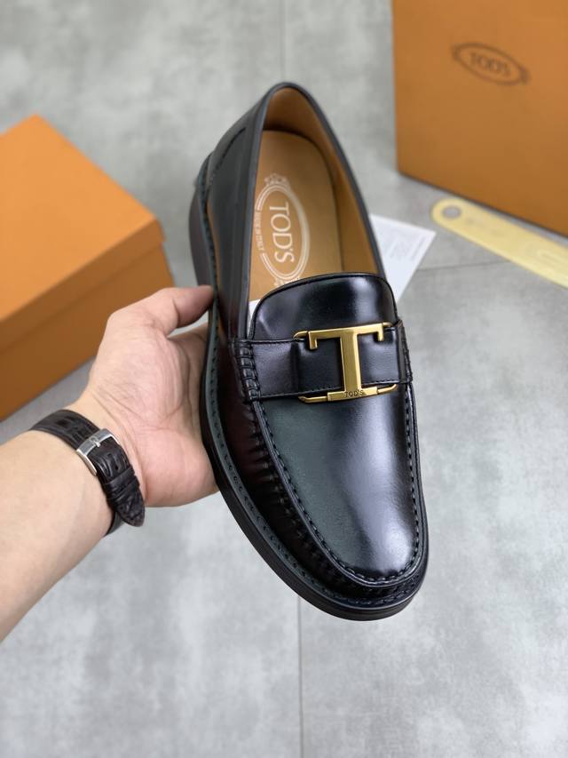 Factory P price P real price water-dyed cow lining same style Tod's Tod's leath