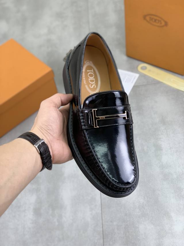 Factory P price P real price water-dyed cow lining same style Tod's Tod's leath