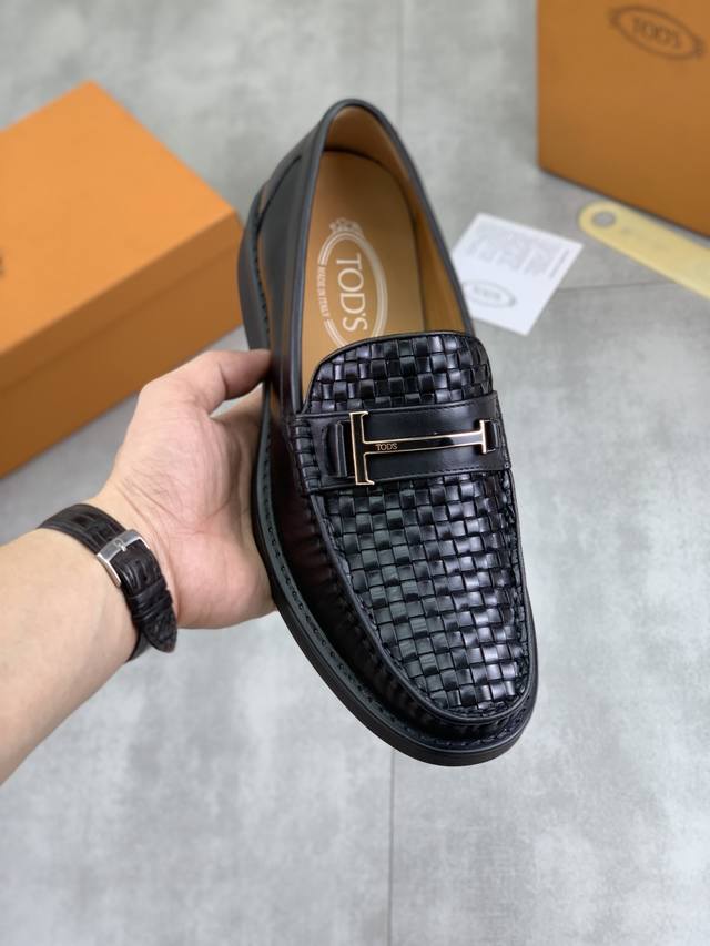 Factory P price P real price water-dyed cow lining same style Tod's Tod's leath