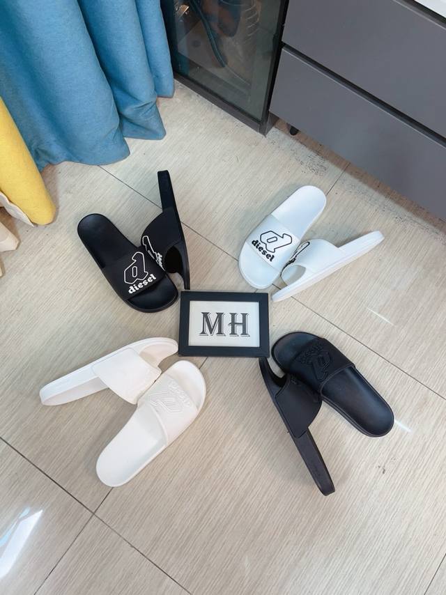 Factory price P Diesel original men's flip flops, 2025 new model This model is