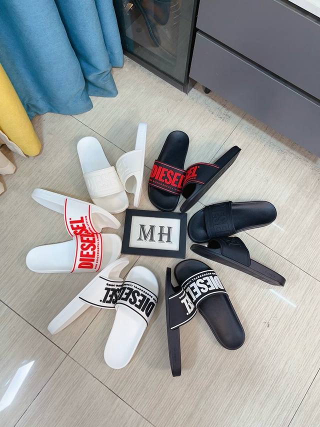 Factory price P Diesel original men's flip flops, 2025 new model This model is