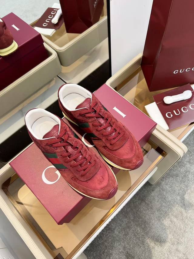 Gucci Gucci men's new Forrest Gump sneakers are lightweight, comfortable and ver