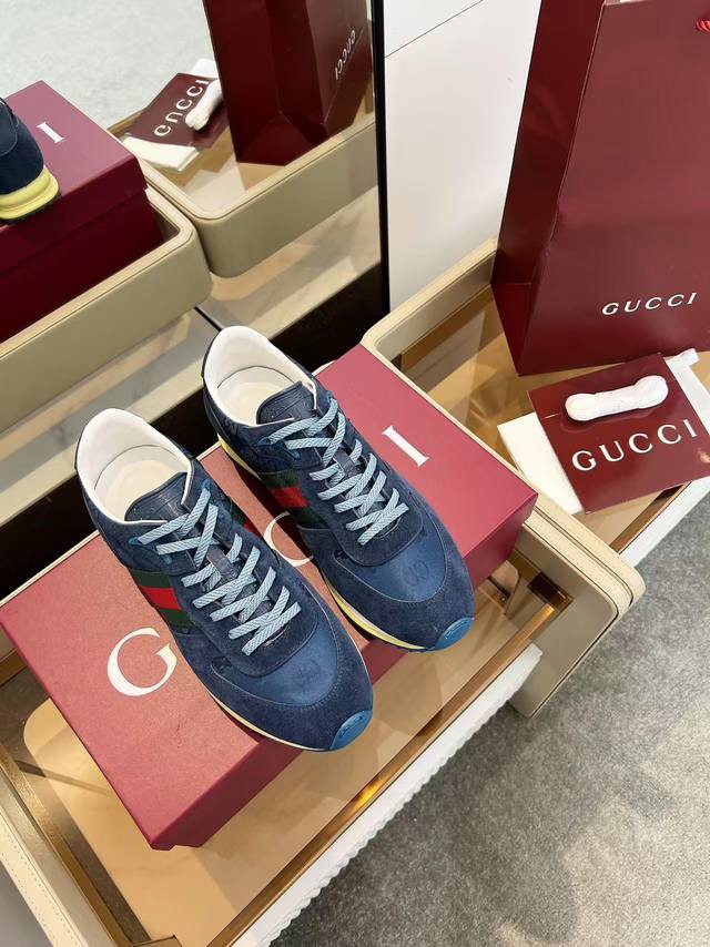 Gucci Gucci men's new Forrest Gump sneakers are lightweight, comfortable and ver
