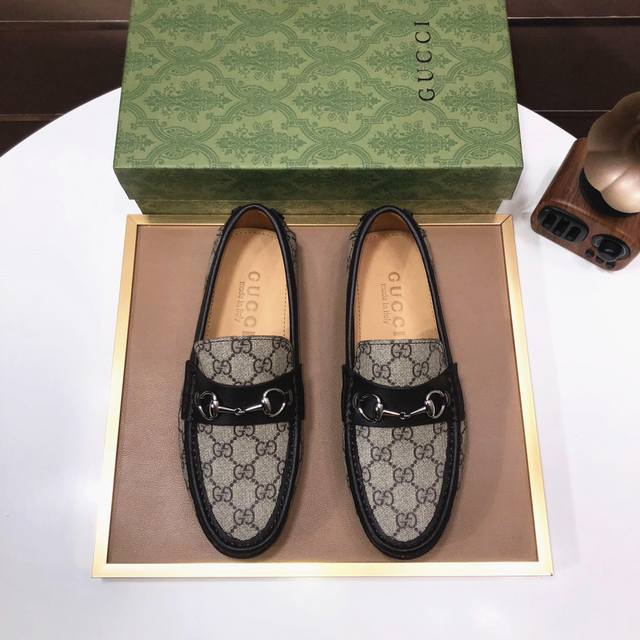 Factory P batch Gucci high-end cowhide new Gucci* Gucci loafers! Made of import