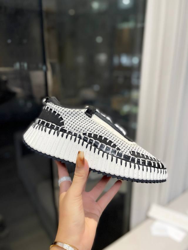2630 Spring and Summer Chloe Nama Sneaker Rainbow Series Sports Shoes, the same