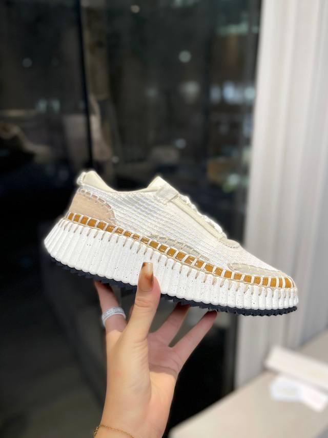 2630 Spring and Summer Chloe Nama Sneaker Rainbow Series Sports Shoes, the same