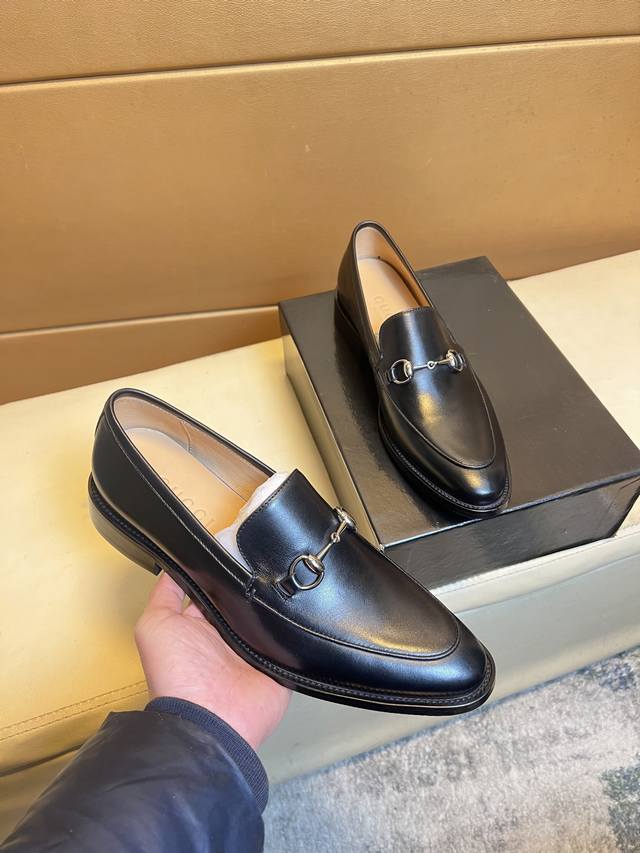 Top purchasing agent Gucci street-blasting male height-increasing rubber-soled