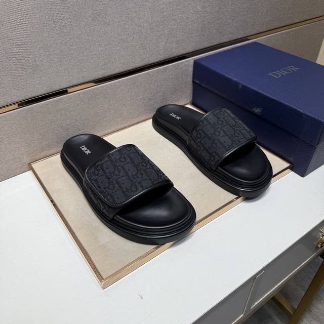 Factory price Pp Di~ Men's casual slippers 2025Z counter simultaneous sale Size