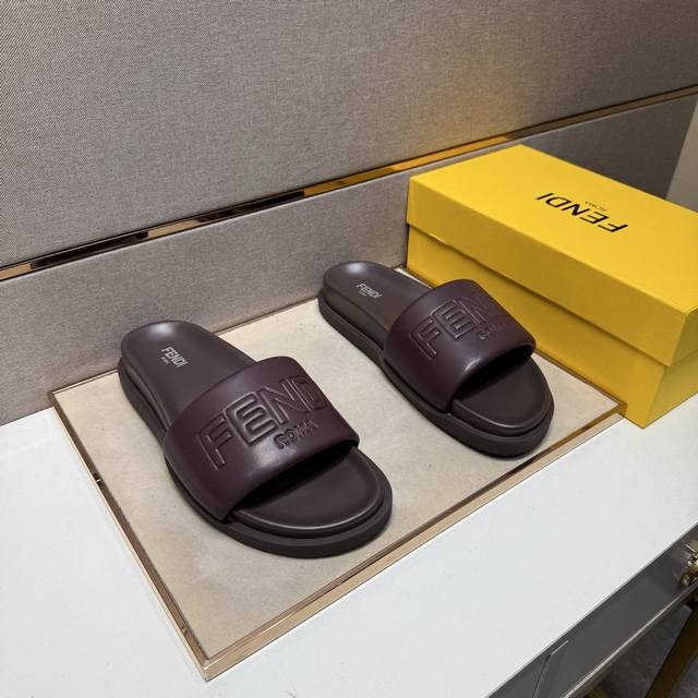 Factory price Pp Fen~ Men's casual slippers 2025Z counter simultaneous sale Siz