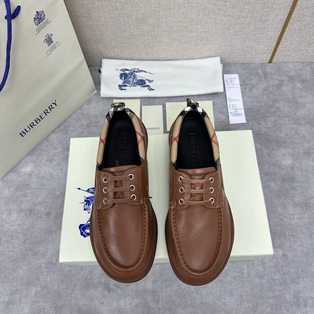 B's new product Burber*Y Burberry-Lee men's casual shoes are the perfect combina