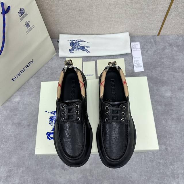 B's new product Burber*Y Burberry-Lee men's casual shoes, a perfect fusion of cl