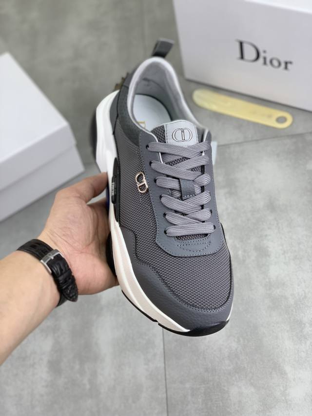 Factory P price P actual price Dior 2025 Dior original lace-up low-top men's sho