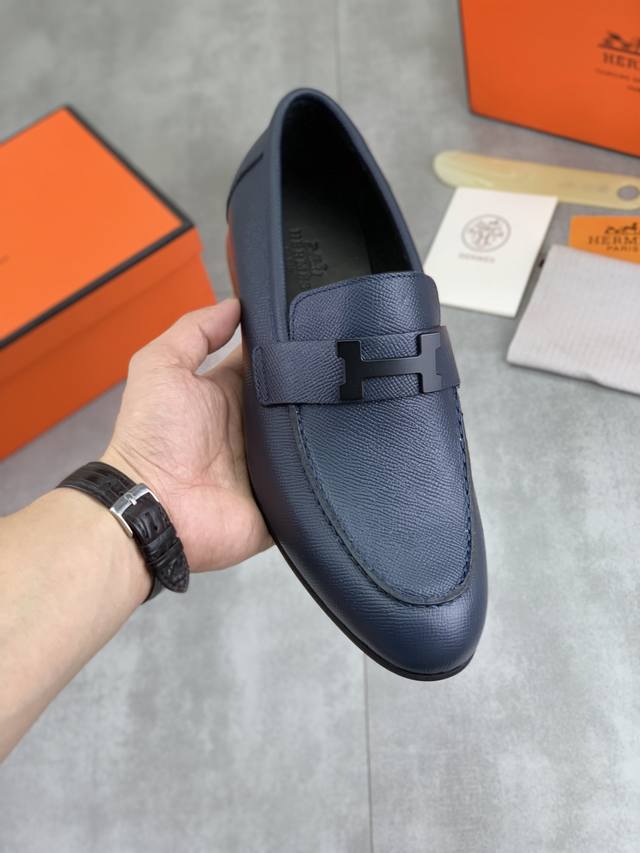 Factory P price P real price water-dyed cow lining Hermes Hermes men's latest ca