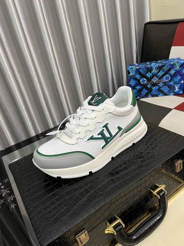 Factory Price Pp: Lv new men's high-end casual sports shoes, made of imported t