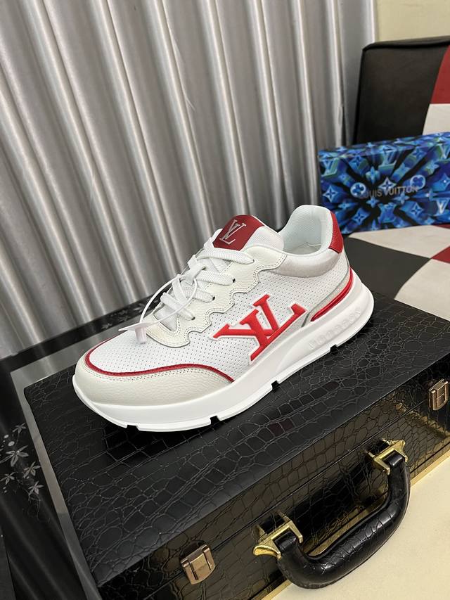 Factory Price Pp: Lv new men's high-end casual sports shoes, made of imported t