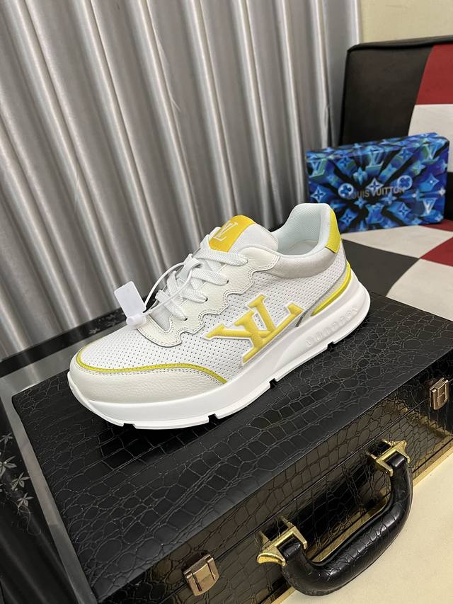 Factory Price Pp: Lv new men's high-end casual sports shoes, made of imported t
