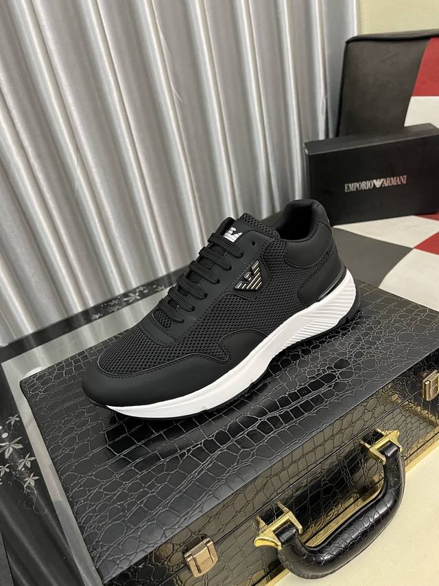 Factory price Pp: Armani cowhide lining Armani's latest casual shoes are hot se