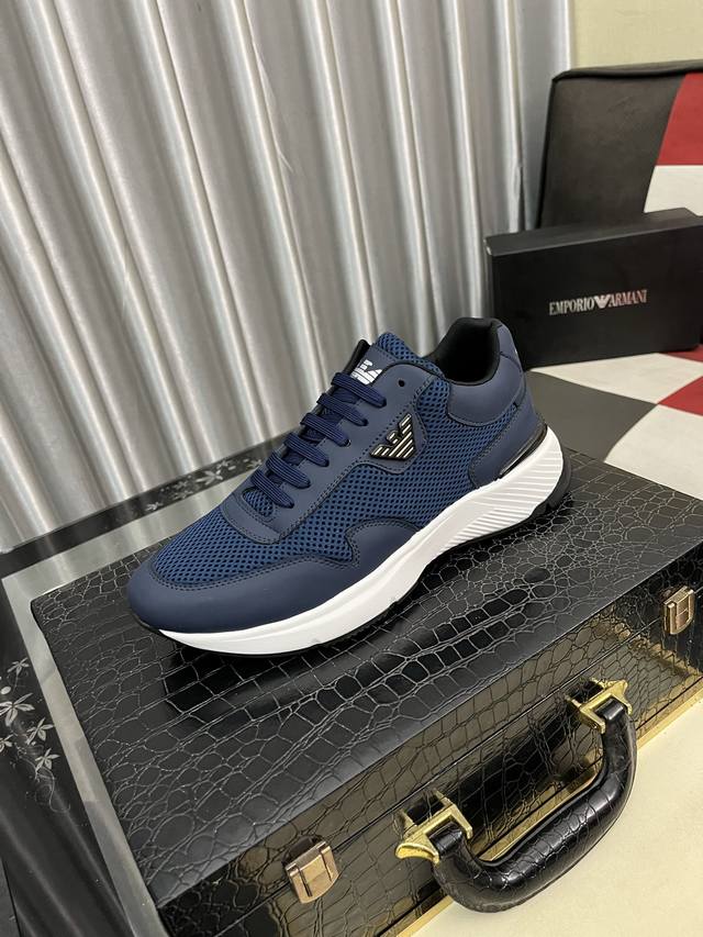 Factory price Pp: Armani cowhide lining Armani's latest casual shoes are hot se
