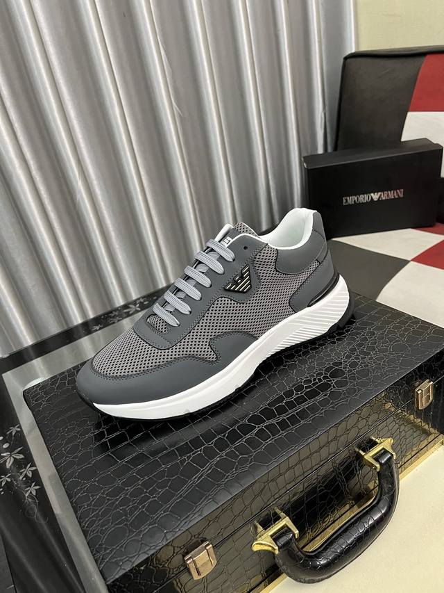 Factory price Pp: Armani cowhide lining Armani's latest casual shoes are hot se