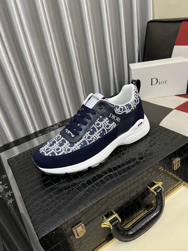 Factory price Pp: Dior 2025 Dior original lace-up low-top men's shoes classic c