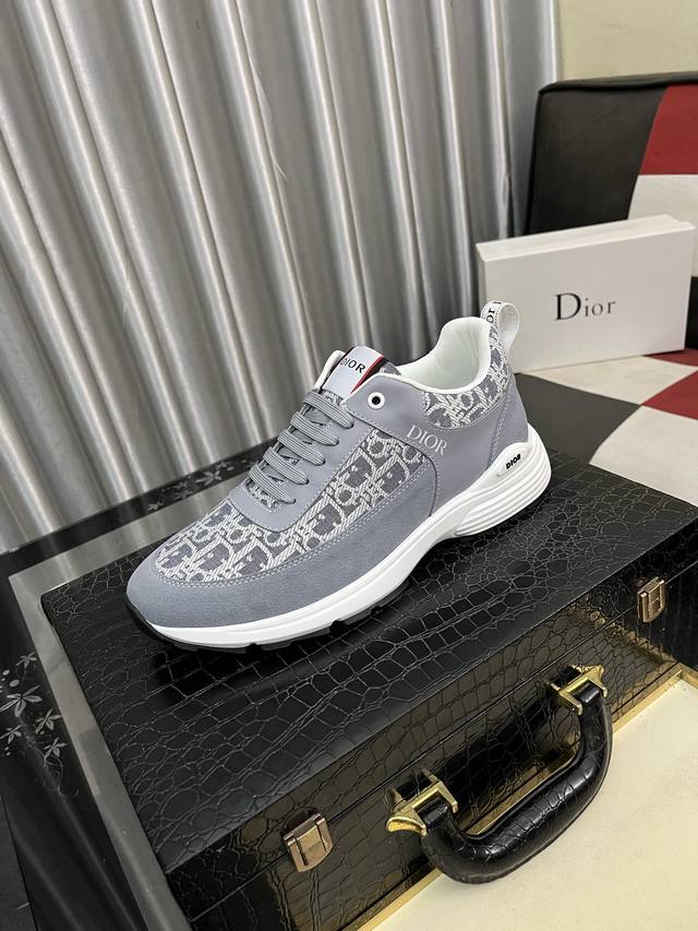 Factory price Pp: Dior 2025 Dior original lace-up low-top men's shoes classic c