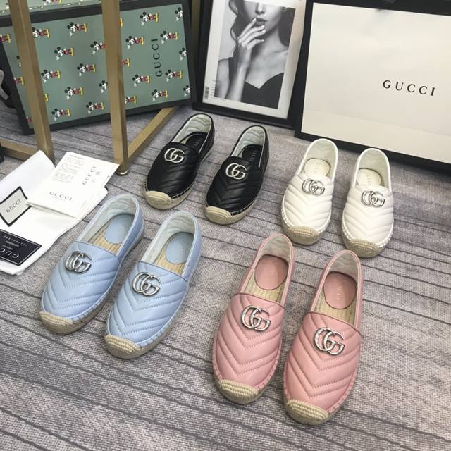 Guccigg straw fisherman shoes! Classic last + British handmade design, classic a