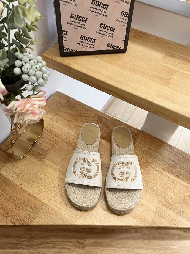 Gucci 23Ss fisherman's slippers. Gucci brand fashion has always been famous for