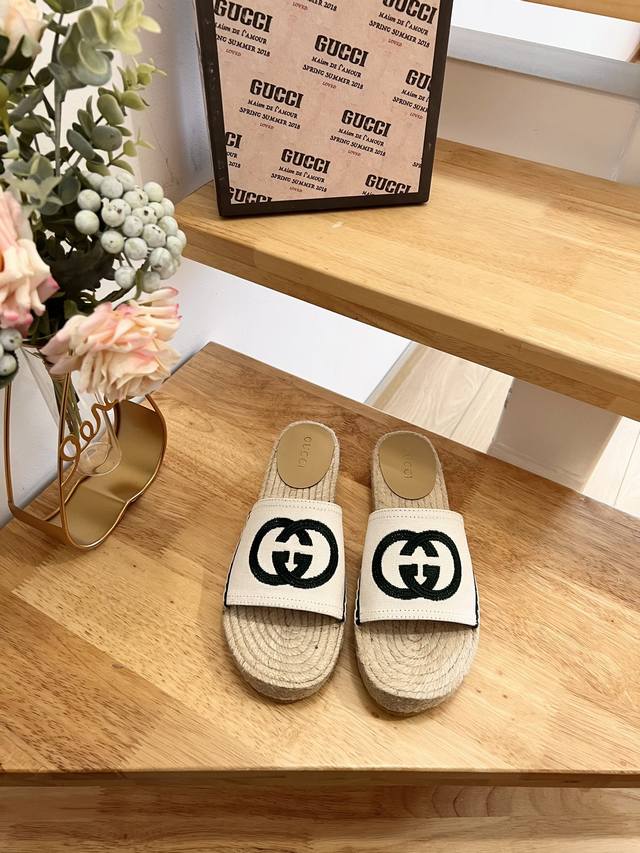 Gucci 23Ss fisherman's slippers. Gucci brand fashion has always been famous for