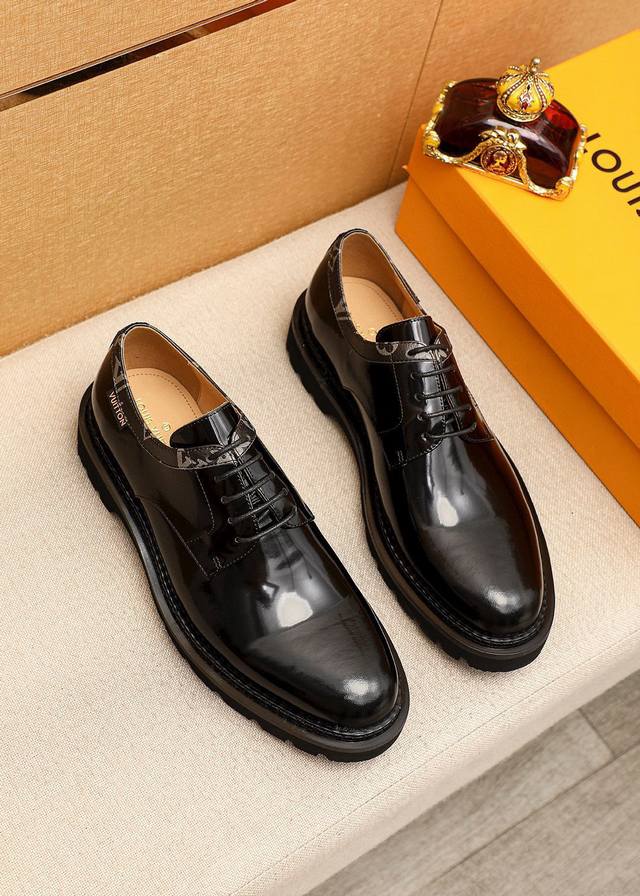 Original Louis Vuitton New Style ~ Fashionable business formal men's shoes orig