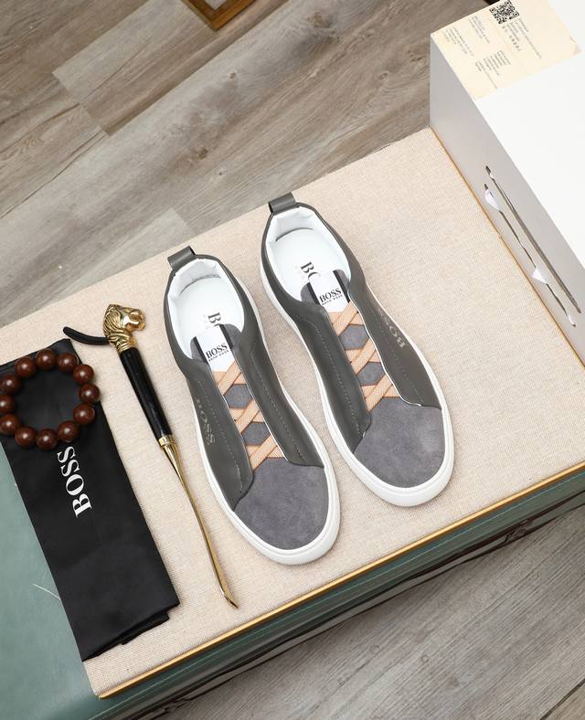 Factory price P Boss original men's shoes classic casual shoes This model is th