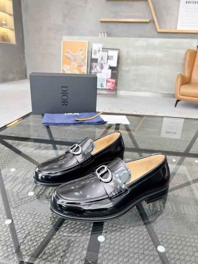 D Top-level purchasing agent Dizha Street Men's Shoes with Leather Shoes with La