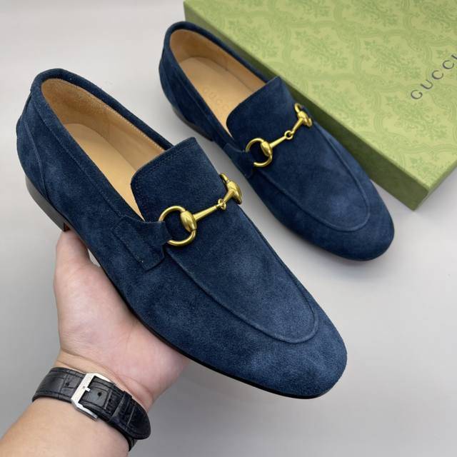 Wholesale price P Gu C*I Men's classic loafers, combining classic shoe styles w