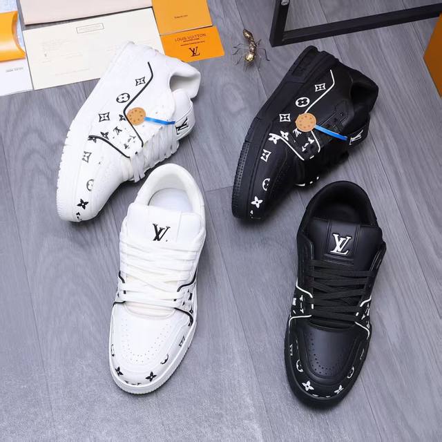 Product trademark: Lv [Louis Vuitton] casual shoes True size. Size: 39-46 45.46