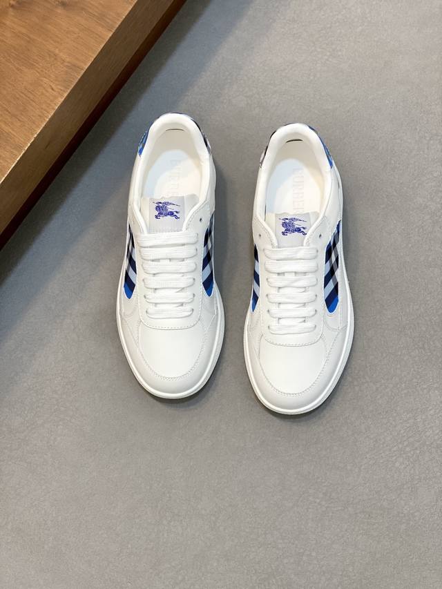 BURBERRY's new warhorse check casual sneakersNew terrace casual sneakersBURBERRY