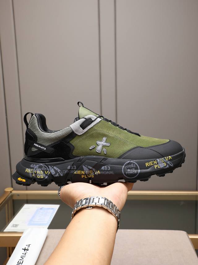 Premiata Premiata fashion, sports, leisure, jogging, men's shoes. Premiata is an