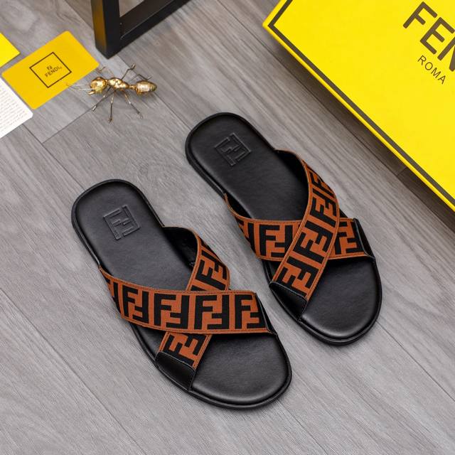 Product trademark: Fendi Fendi slippers Regular size: 38-44 Product material: S