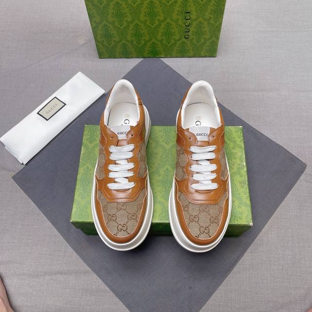 Gucci ~ Unique modern style sports shoes. Counter purchase casual Italian impor