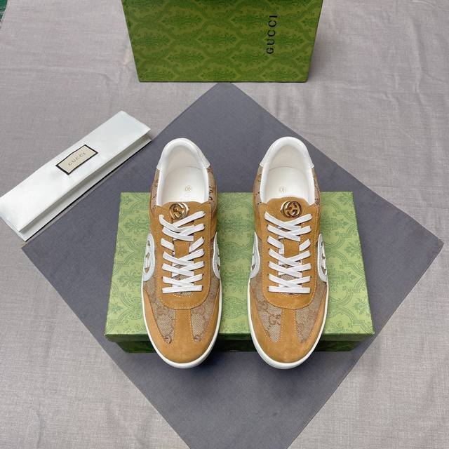 Gucci Gucci new men's shoes high-end brand, the latest fashion casual men's shoe