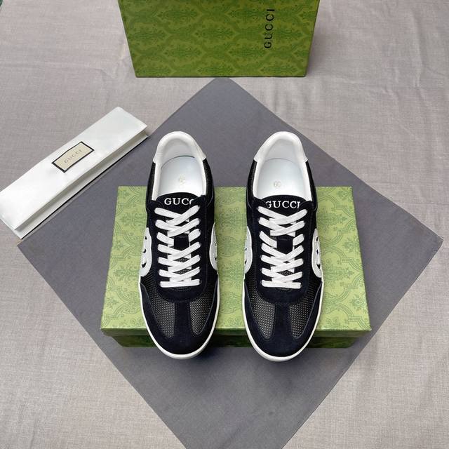 Gucci Gucci new men's shoes high-end brand, the latest fashion casual men's shoe