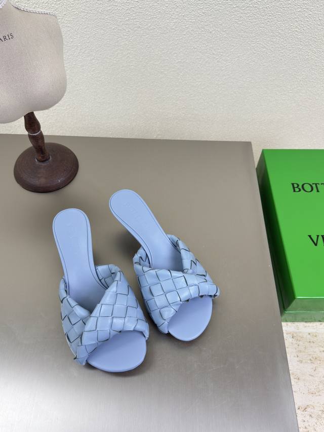 Bv Blink series slippers 15mm woven single shoes genuine leather hand-woven Ligh
